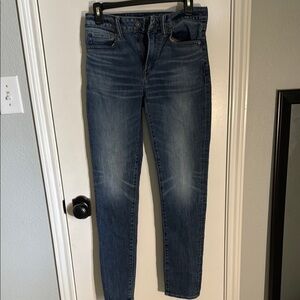 American Eagle Outfitters Blue Slim Jeans Versatile Style